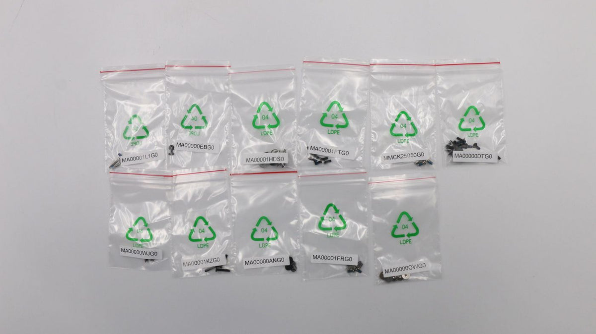 Lenovo Schrauben-Pack FRU5S10N67936 – 7×7×12 mm
