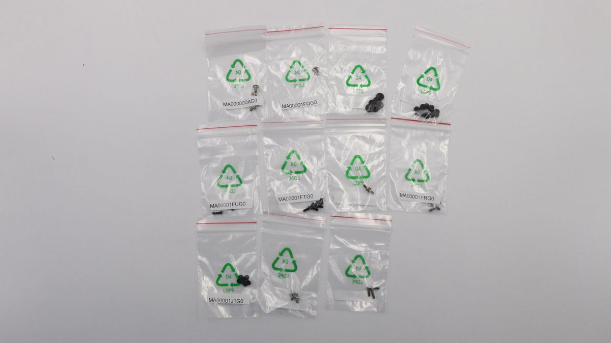 Lenovo Schrauben-Set für Lenovo-Notebooks – OEM-Teilenr. FRU5S10N67954