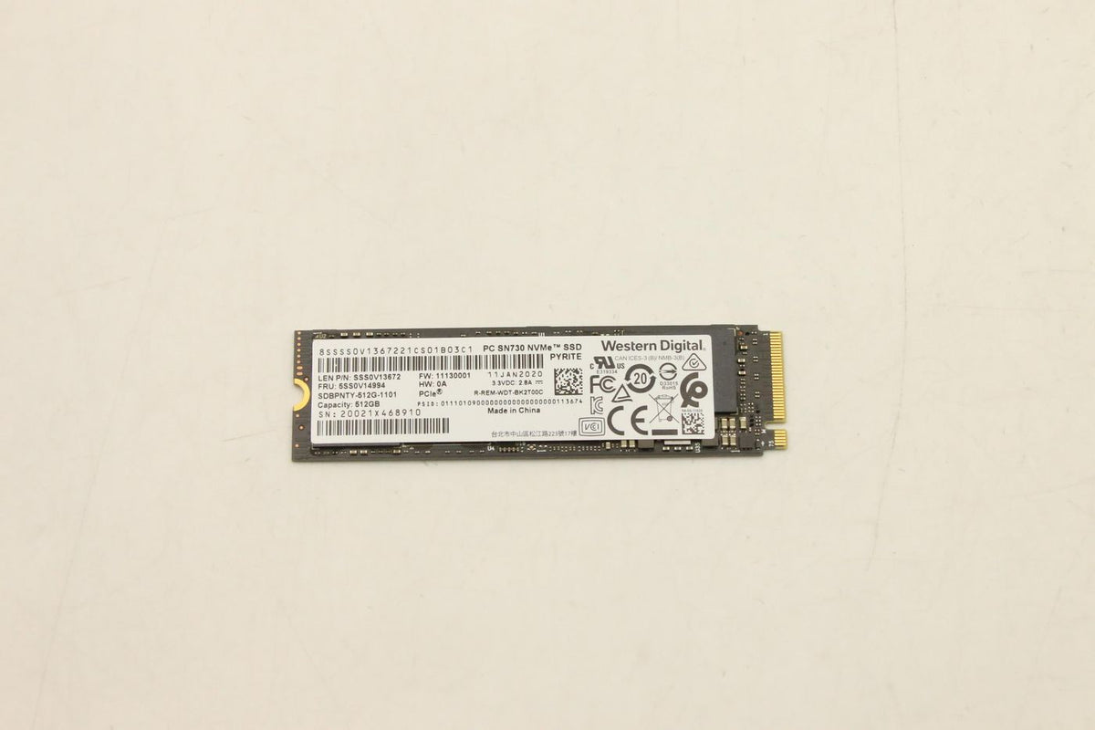 Lenovo SDBPNTY-512G-1101 – 512 GB M.2 2280, PCIe 3.0 NVMe
