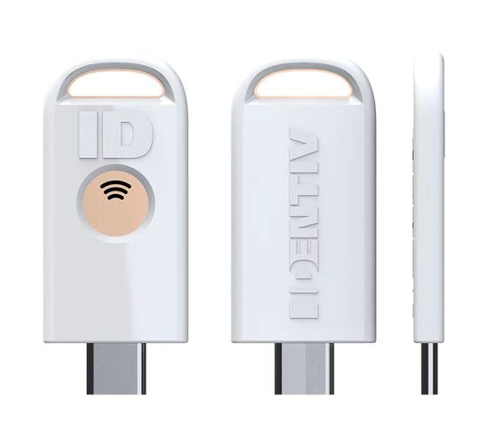 Identiv uTrust FIDO2 NFC Sicherheitsschlüssel – USB-C – Weiss
