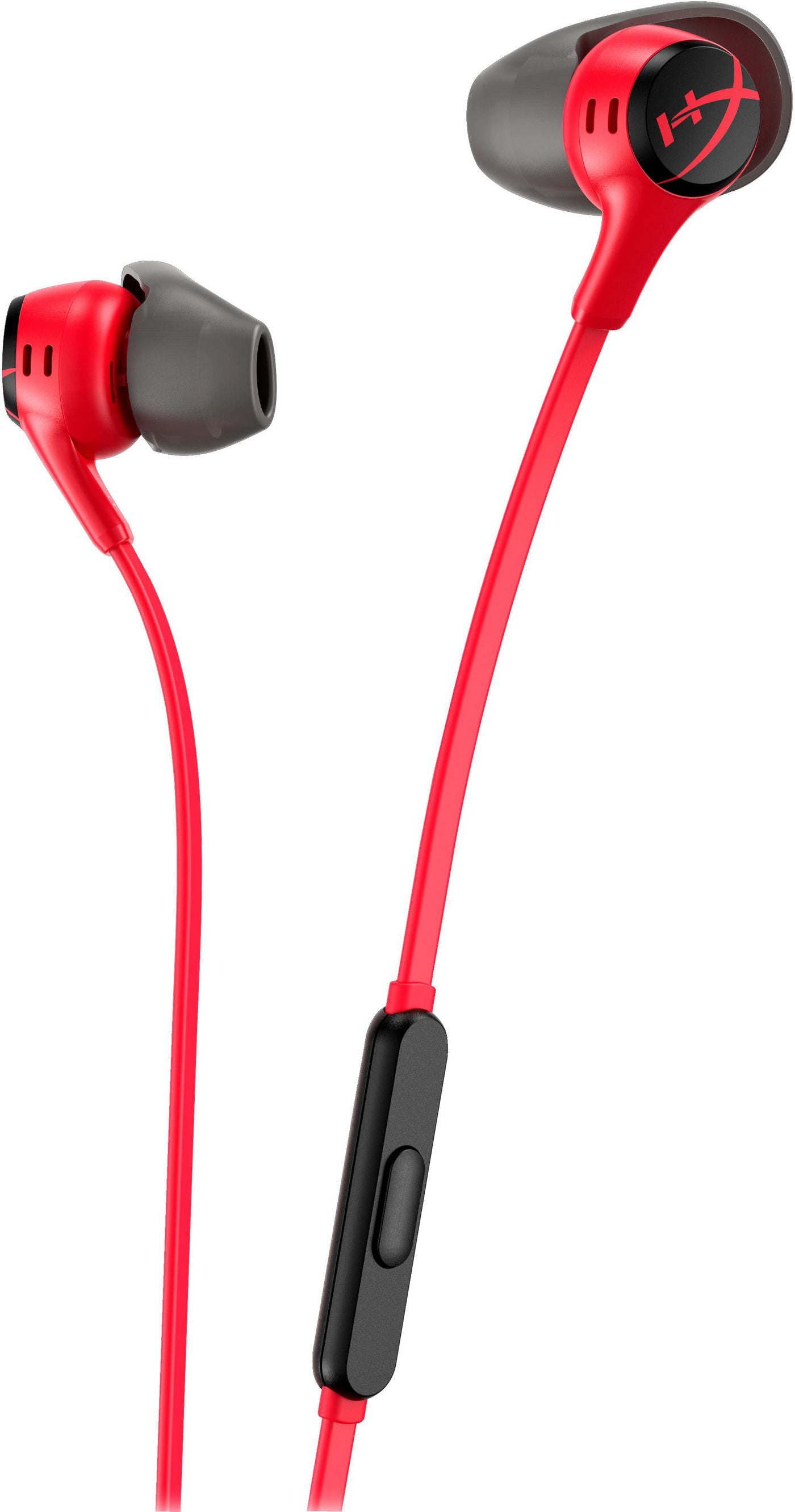 HyperX Cloud Earbuds II Gaming-Headset – In-Ear, Stereo, Kabelgebunden, 3,5 mm Klinke, Rot
