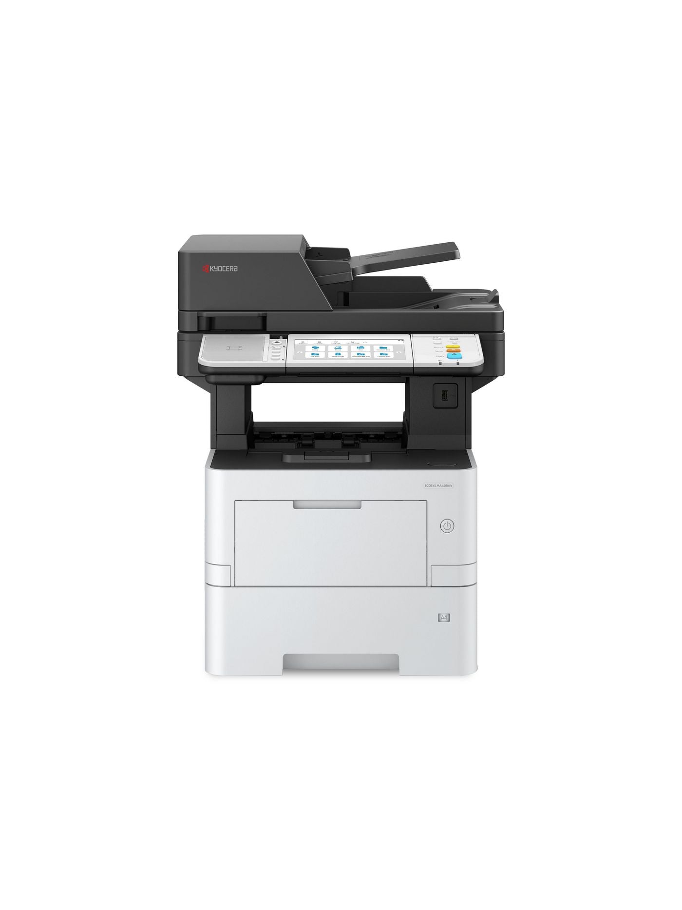 KYOCERA ECOSYS MA4500ifx – S/W Laser-MFP A4, 4-in-1 – USB/LAN – Duplex, Duplex-ADF – 45 ppm S/W