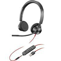 Poly Blackwire 3320 – Schwarz, kabelgebunden