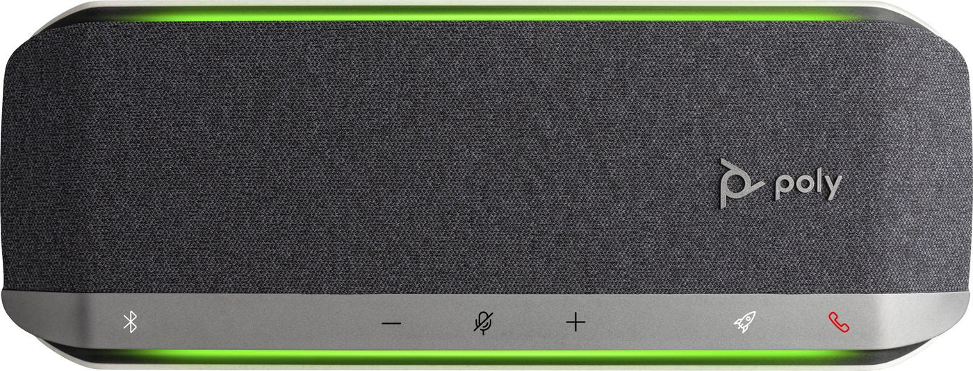 Poly Sync 40 Konferenzlautsprecher – USB/Bluetooth, USB-C/A, IP64, Schwarz