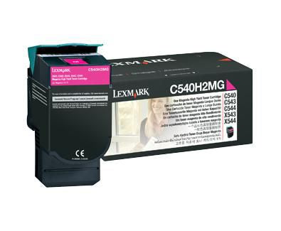 Lexmark C540H2MG Magenta Toner – Original – 2'000 Seiten – für Lexmark X544dn/X544dtn/X544n