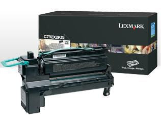 Lexmark C792 (C792X2KG) Schwarzer Toner – Original – 20'000 Seiten – für Lexmark C792