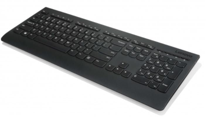 Lenovo Tastatur – 2,4 GHz (Nano-Empfänger) – QWERTZ – Schwarz
