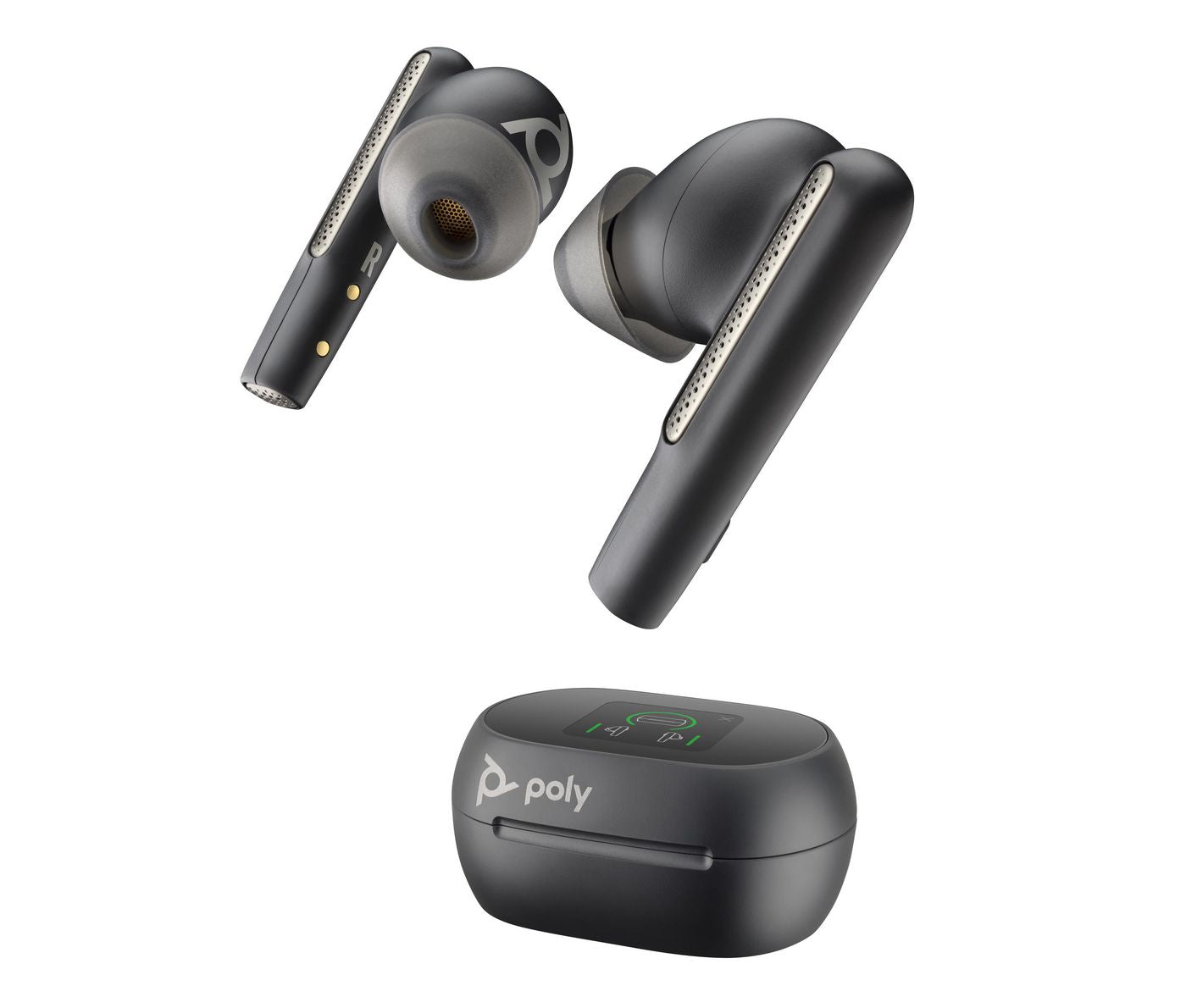Poly Voyager Free 60+ UC – True Wireless In-Ear Kopfhörer – Bluetooth 5,3, ANC – schwarz – bis 24 h