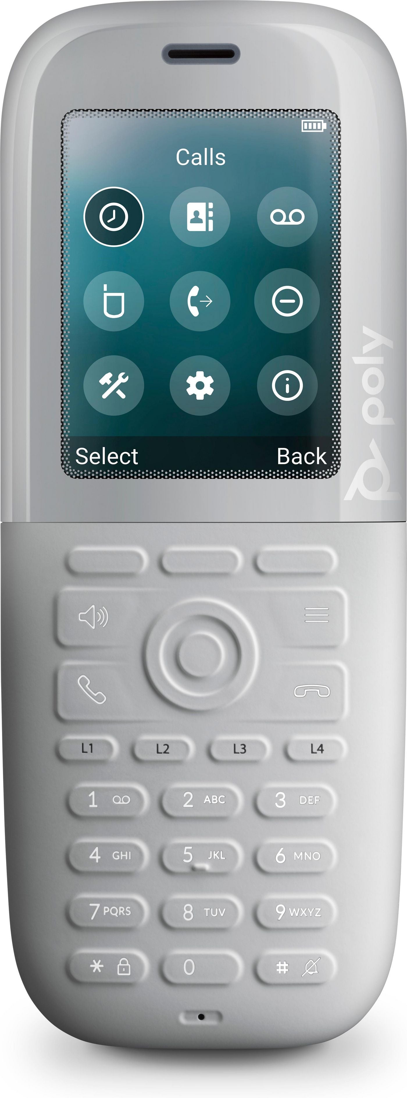 Poly Rove 40 – DECT-Telefon nur Mobilteil, 2,4", Anrufer-ID, Weiss