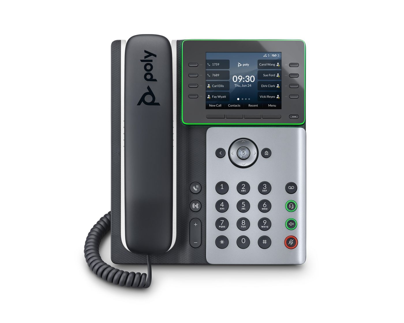 Poly Edge E350 – IP-Telefon, PoE