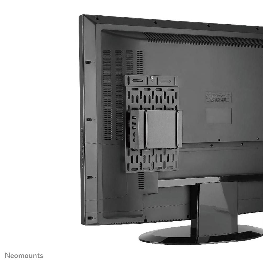 Neomounts Mini-PC-Halterung, Stahl, bis 5 kg, für VESA 75×75/100×100/100×200/200×200, Schwarz
