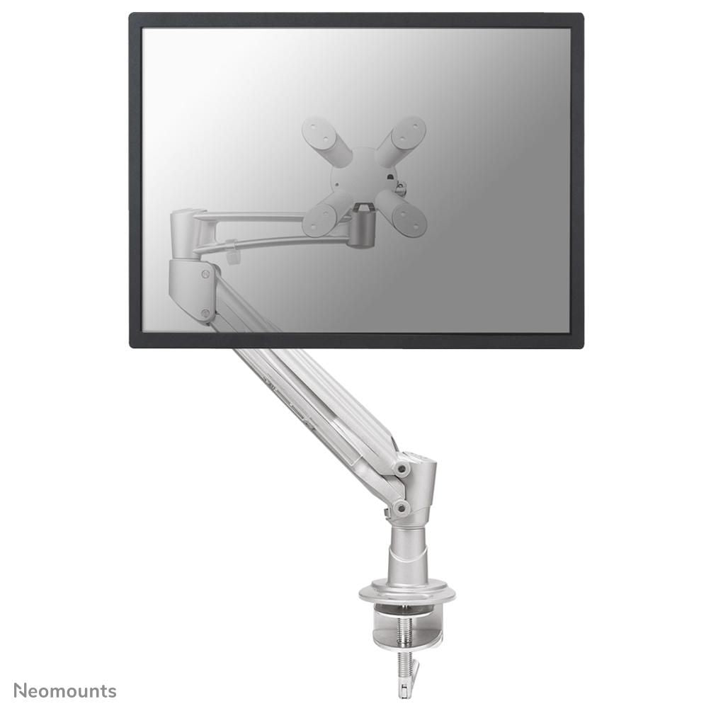 Neomounts Monitorarm, Tischklemme, bis 30", höhenverstellbar, Gasfeder, Silber