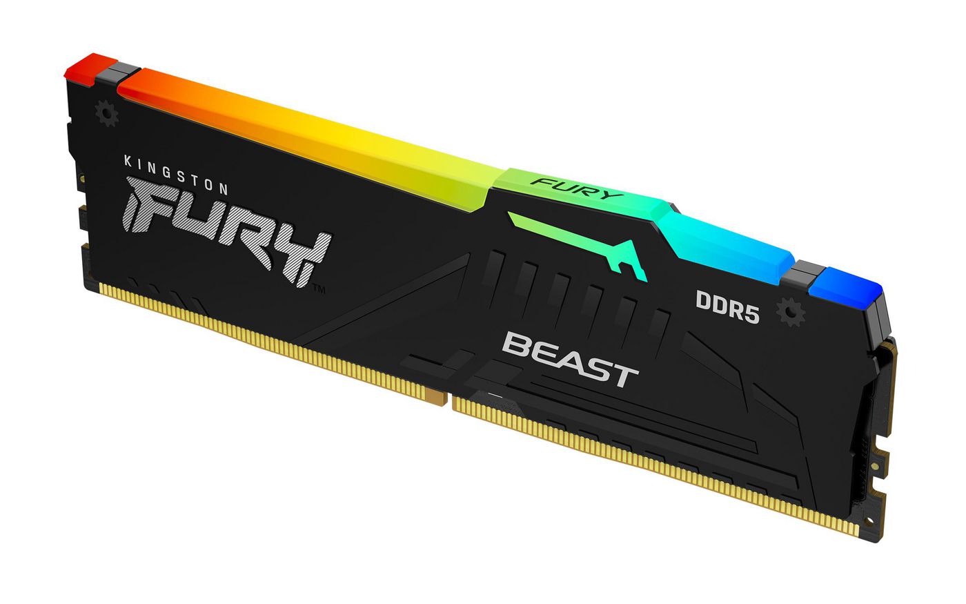 Kingston Technology Kingston FURY Beast – Arbeitsspeicher – 16 GB DDR5 5600 MT/s CL40, 288‑Pin DIMM, RGB