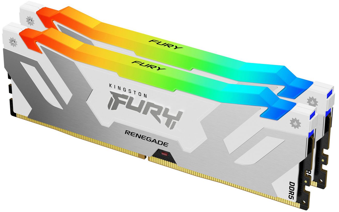 Kingston Technology Kingston Fury Renegade RGB – DDR5 RAM – 32 GB (2×16 GB), 6400 MT/s, 1.4 V, 288-Pin DIMM, RGB