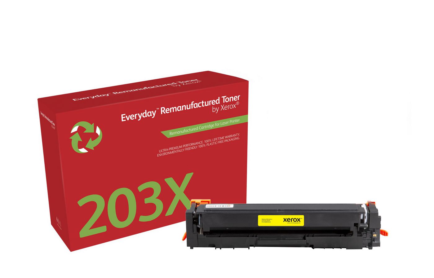 Xerox 203X (CF542X) Gelber Toner – Kompatibel XL – 2'500 Seiten – für HP LaserJet MFP M280/M281/M254