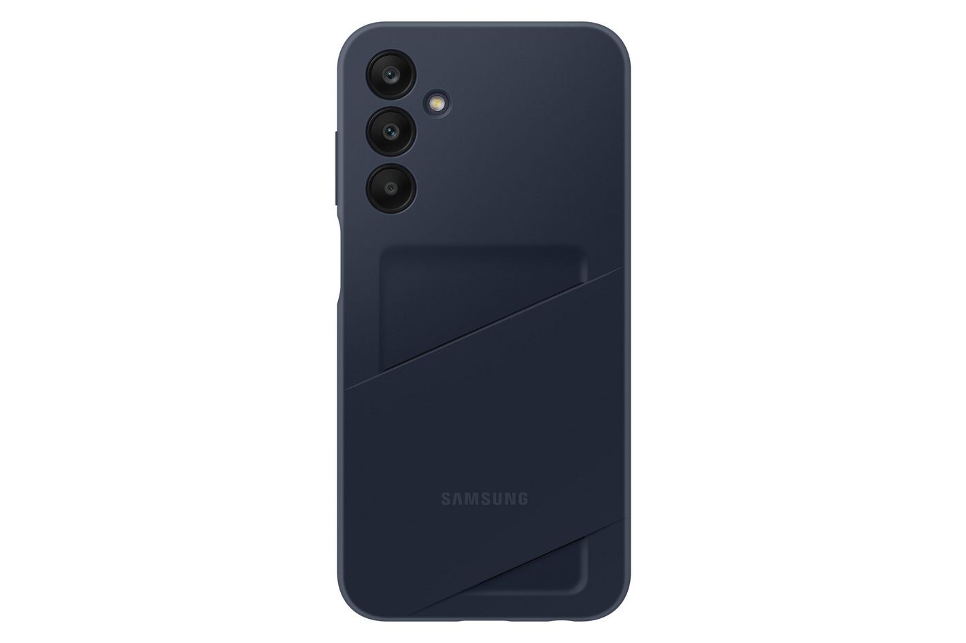 Samsung Backcover – für Samsung Galaxy A25 5G, mit Kartenfach, TPU, Schwarz/Blau, kratzresistent