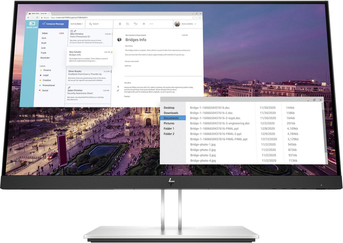 HP E23 G4 – 23", 1920 × 1080 (Full HD), IPS