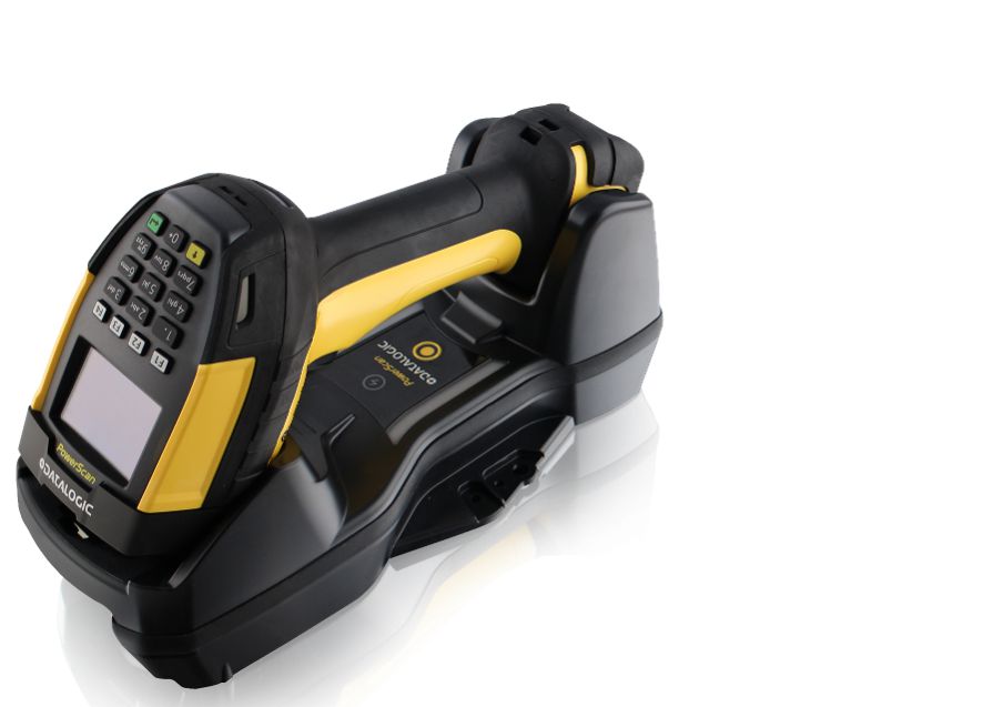 Datalogic PowerScan PM9600-DPX DPM – Barcodeleser – Funk (433 MHz) – mit Display, Tastenfeld, Akku – USB-Kit