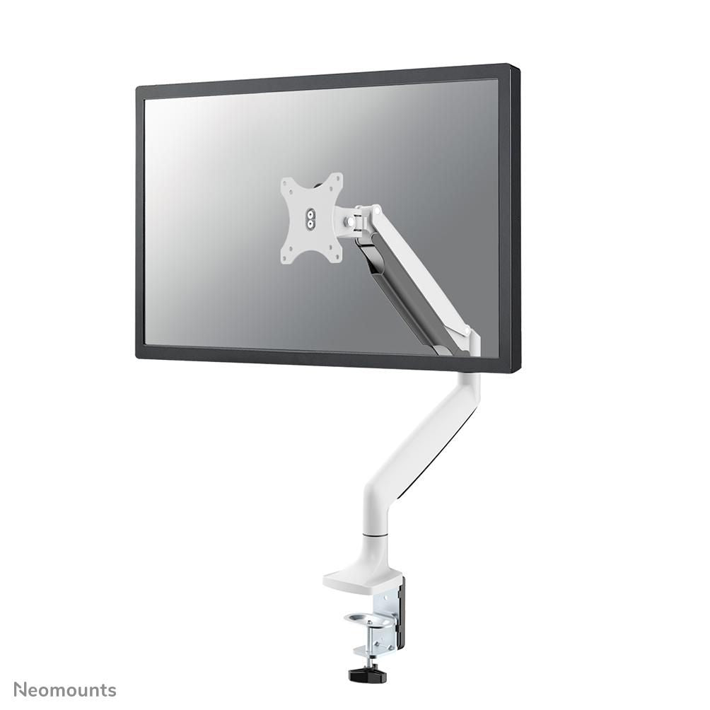 Neomounts Monitorarm, Tischklemme/Tischdurchführung, bis 32", Weiss
