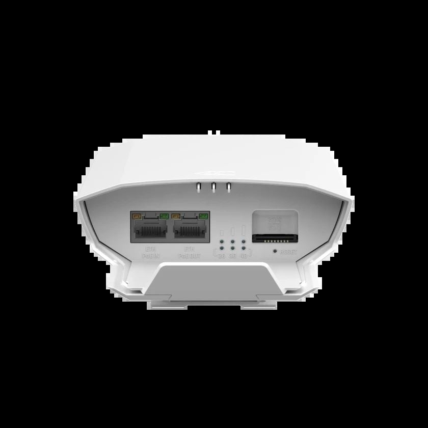 Teltonika OTD140 – 4G/LTE Outdoor-Router, SIM-Slot, 2× Fast Ethernet, PoE, IP55, Weiss