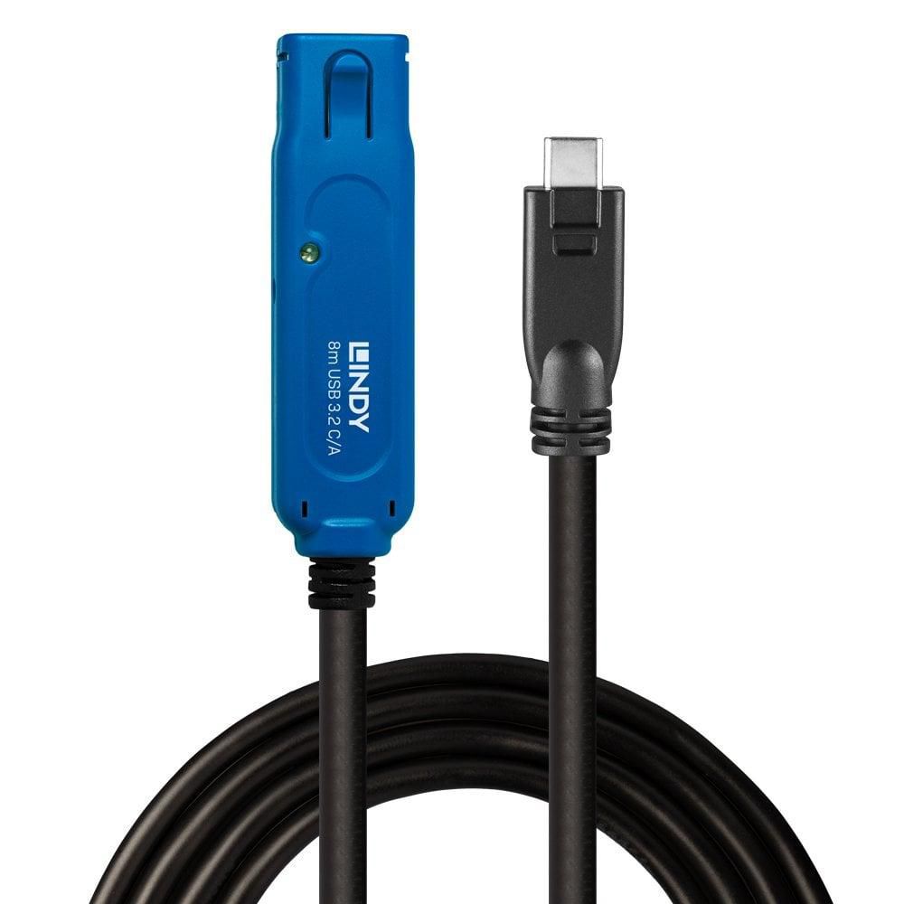 Lindy USB-Kabel, USB-C zu USB-A, 8 m, USB 3