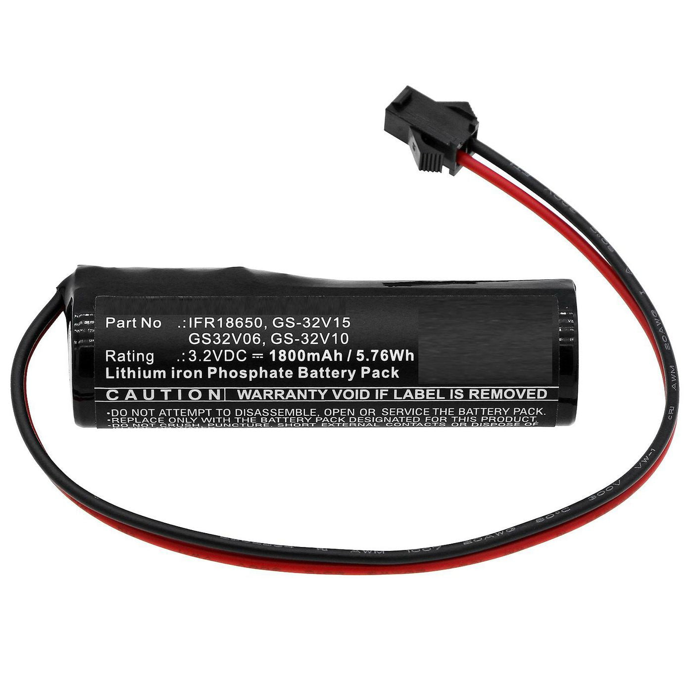 CoreParts Ersatzakku, 1800 mAh, 3,2 V – für Gama Sonic Solar Batterie – 1 Stk.