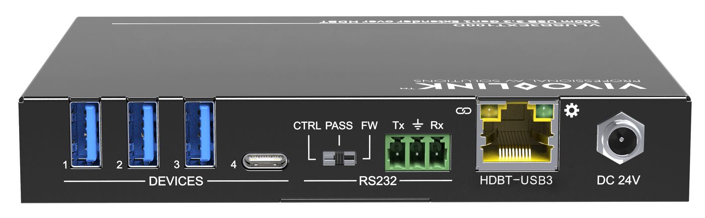 Vivolink USB 3.2 Gen 1 Extender über HDBaseT, bis 100 m