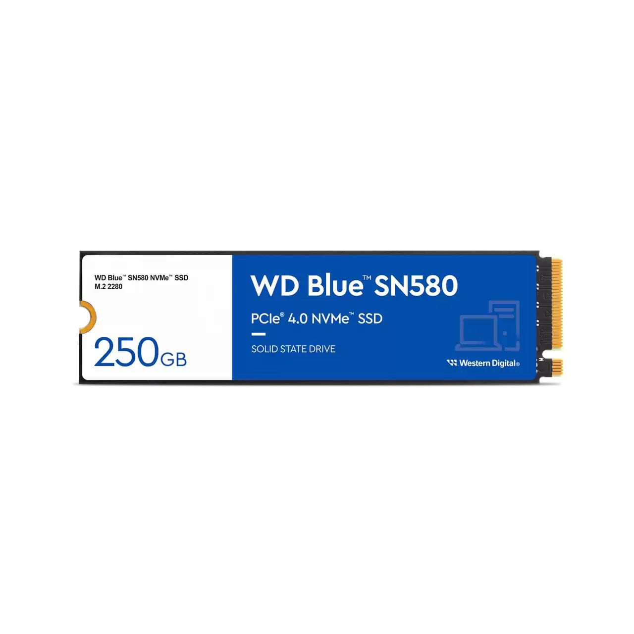 Western Digital Blue SN580 2 TB – M.2 2280, PCIe 4.0 NVMe, 4150/4150 MB/s