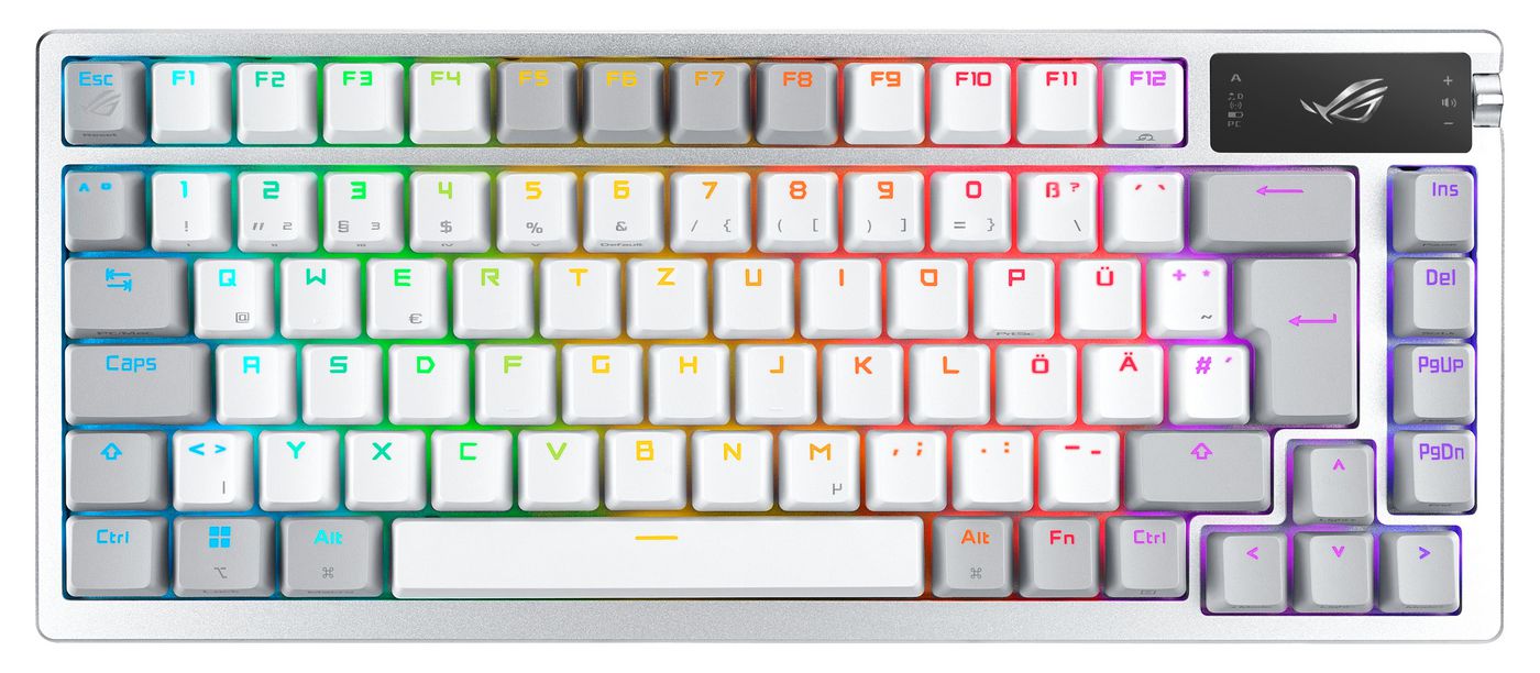 ASUS ROG Azoth – Tastatur, für Windows, Mac, weiss