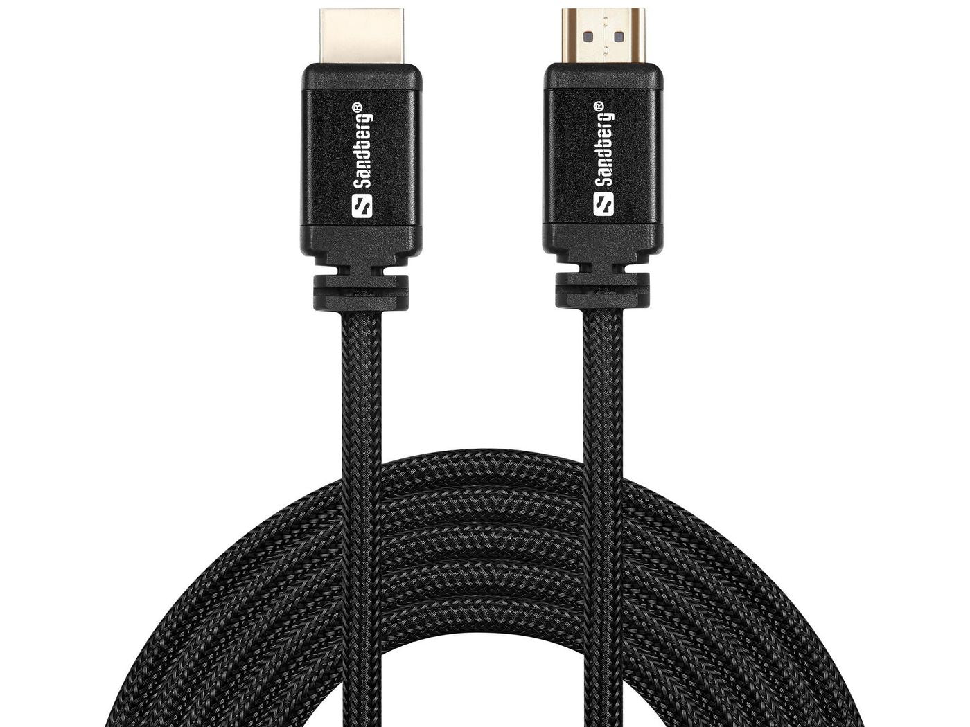 Sandberg HDMI-Kabel, HDMI / HDMI, Schwarz