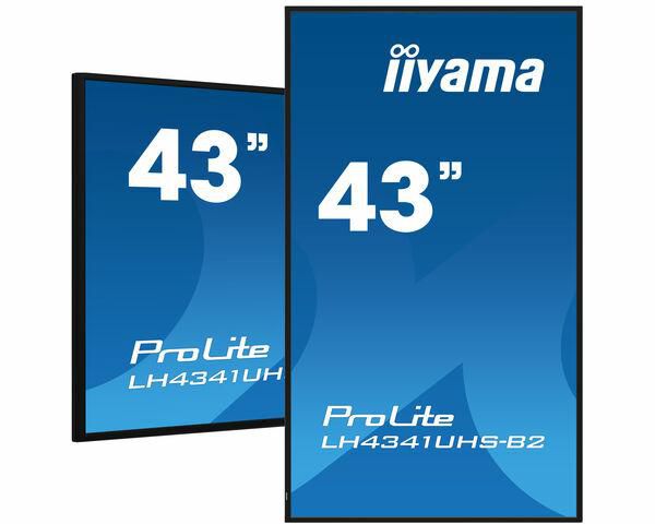 iiyama Signage-Display, 43", Ultra HD 4K, 500 cd/m², IPS, Media-Player