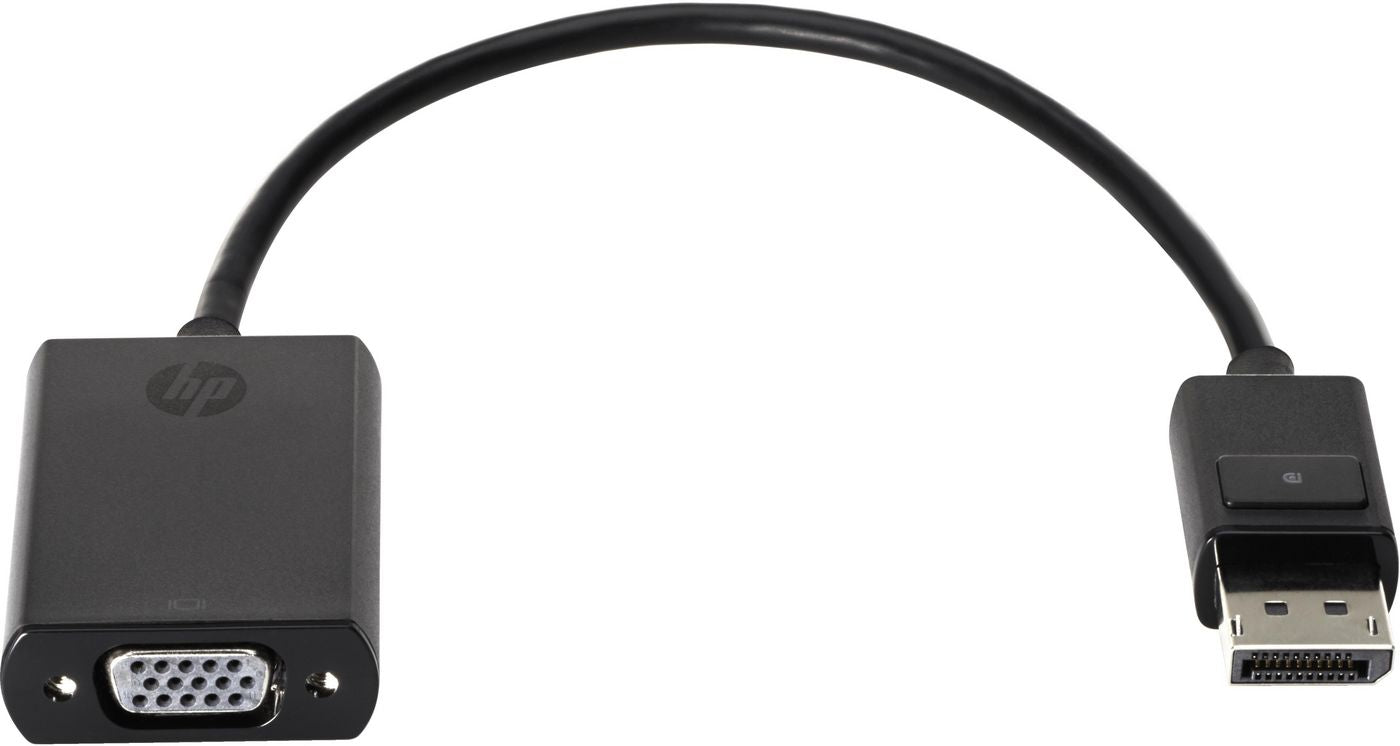 HP Adapter DisplayPort zu VGA – Schwarz