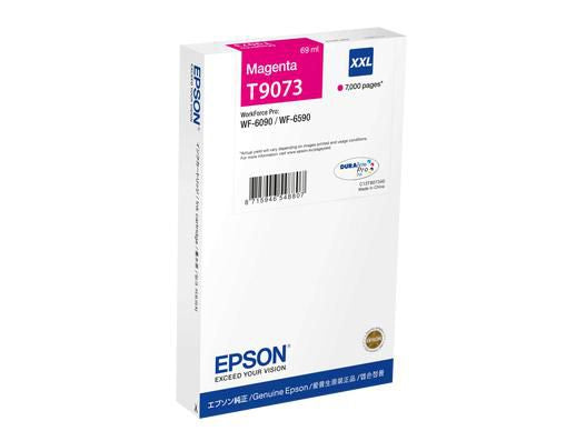 Epson Tintenpatrone C13T90734N, Magenta, 7'000 Seiten – für Tintenstrahldrucker/Multifunktionsgeräte
