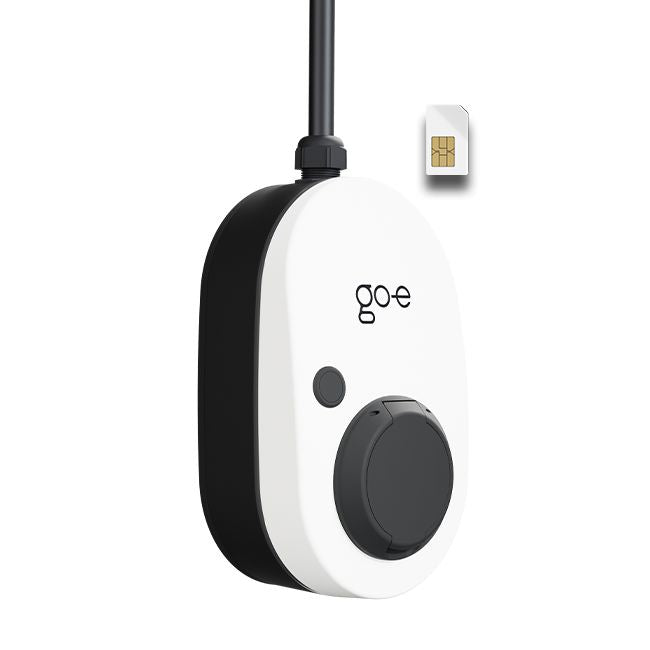 go-e Gemini 2.0 Wallbox – 22 kW, 3-phasig, 32 A, 1×Typ 2, Wandmontage, IP65, eSIM, WLAN