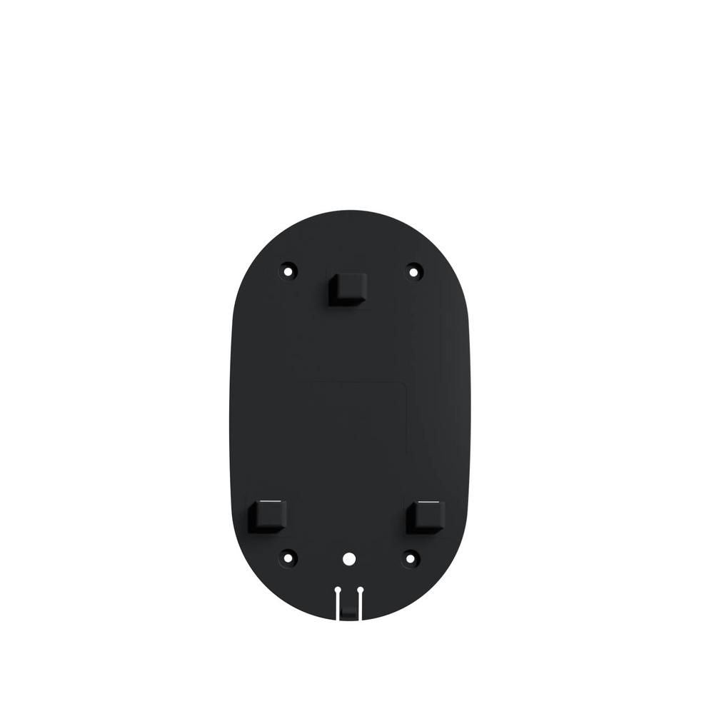 go-e Charger Gemini Wandmontageplatte – 110×5×260 mm, Schwarz, für go-e Gemini flex, Innen & Aussen