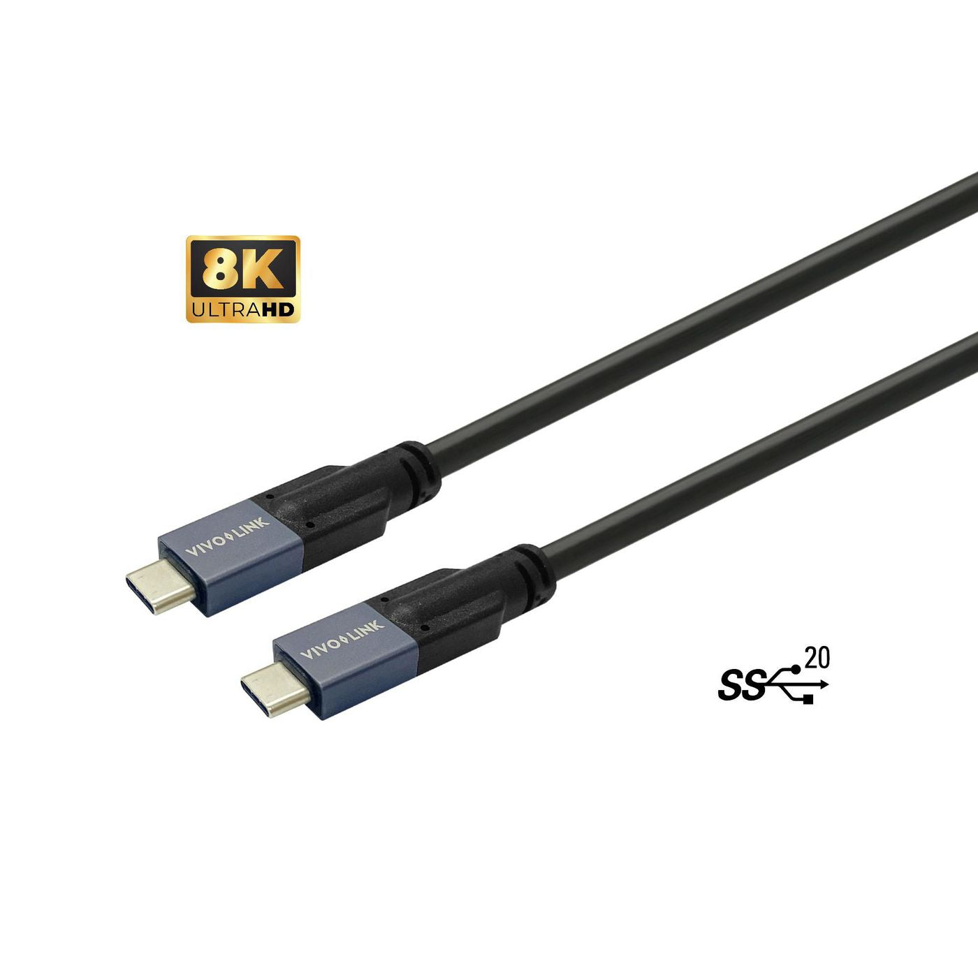 Vivolink USB-Kabel, USB-C zu USB-C, 6 m