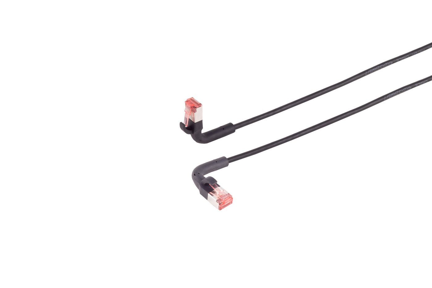 Lanview SNAGLESS Patchkabel – Cat6A U/FTP, 5 m, Schwarz, LSZH, RJ‑45