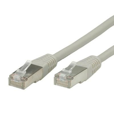 VALUE Patchkabel – Cat6 S/FTP (S-STP), 10 m, Grau, RJ-45
