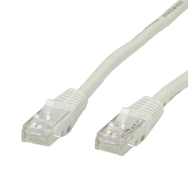 VALUE Patchkabel – Cat5e U/UTP, 1 m, Grau, RJ-45