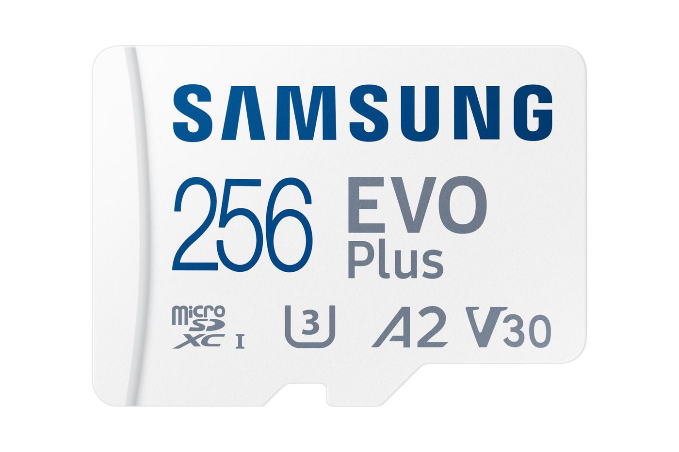 Samsung EVO Plus microSDXC 256 GB – UHS-I, U3, V30, A2, 160 MB/s Lesen, inkl. SD-Adapter