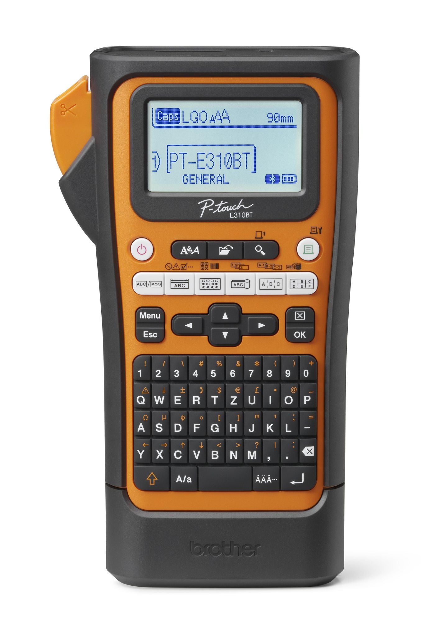 Brother PT-E310B – Beschriftungsgerät, Thermotransfer, 180 dpi, bis 16 mm, Bluetooth, für HSe/TZe-Bänder
