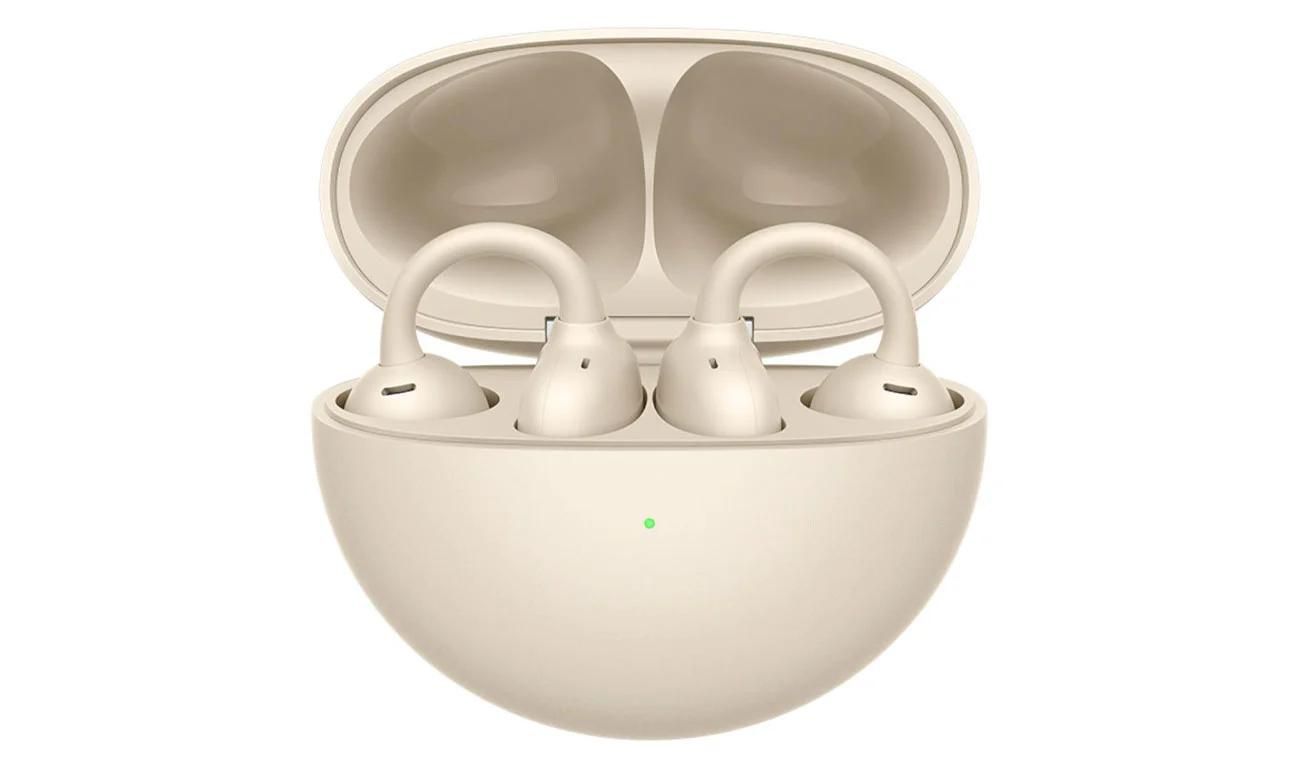 Huawei FreeClip TWS In-Ear – Stereo, TWS, Qi-Ladecase, Beige