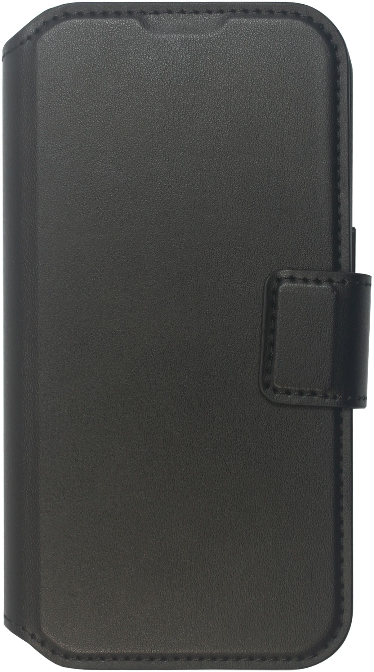 eSTUFF INFINITE MILAN Wallet-Case – Schwarz, Leder – für Apple iPhone 16 Pro Max – mit 3 Kartenfächern