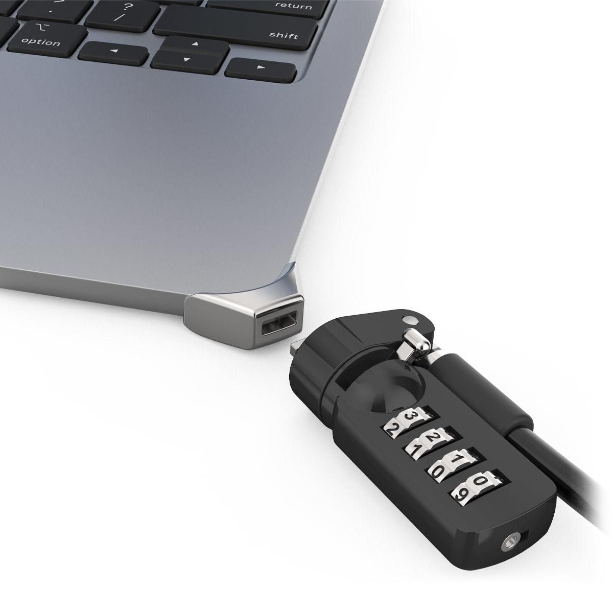 Compulocks Ledge Lock Adapter Zubehörtasche – für MacBook Air 15″ (M2–M4), silber