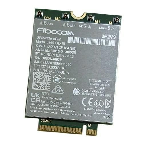 DELL DW5823E – WWAN-Modul – PCIe, 1,0 Gbit/s, für Latitude 5340, 5440, 5540 und andere