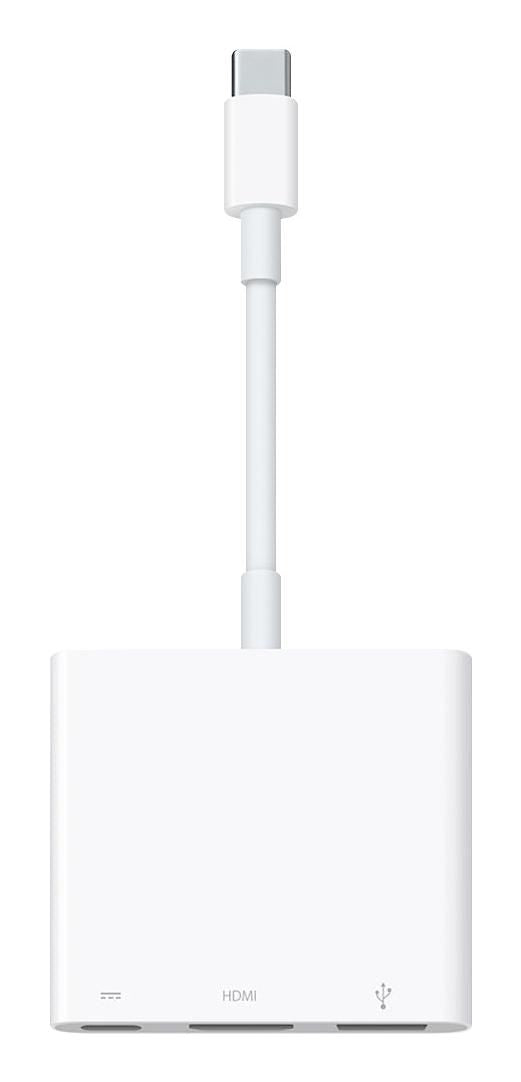 Apple MW5M3ZM-A Multiport-Adapter – USB-C, 1× HDMI, 1× USB-A, 1× USB-C, für iPhone/iPad/Mac