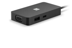 Microsoft Surface USB-C Travel Hub – für Geräte mit USB-C, USB-Port, schwarz