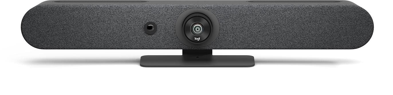 Logitech Rally Bar Mini + Tap Cat5 – Videobar – 4K, 120° Sichtfeld, ePTZ, für Zoom, HDMI x3