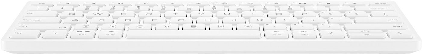 HP Tastatur, kabellos (Bluetooth), mechanisch, Multi-Device, weiss – für Windows, macOS & iPadOS u. a.