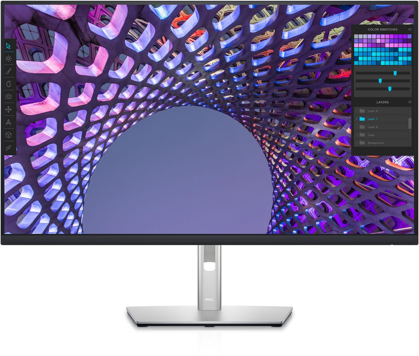 DELL P3223Qe – Monitor, 31,5", 3840 × 2160 (UHD 4K), LCD, Schwarz